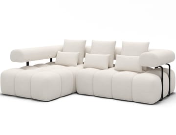 Levvi 3-seters Bubblig sovesofa med divan Venstre - Jaffray 01 - Møbler - Sofaer - Sovesofaer - Sovesofa divan