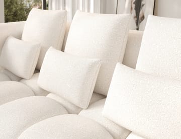 Levvi 3-seters Bubblig sovesofa med divan Venstre - Jaffray 01 - Møbler - Sofaer - Sovesofaer - Sovesofa divan