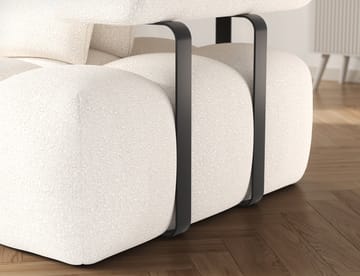 Levvi 3-seters Bubblig sovesofa med divan Venstre - Jaffray 01 - Møbler - Sofaer - Sovesofaer - Sovesofa divan