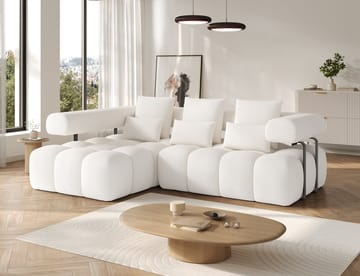 Levvi 3-seters Bubblig sovesofa med divan Venstre - Jaffray 01 - Møbler - Sofaer - Sovesofaer - Sovesofa divan