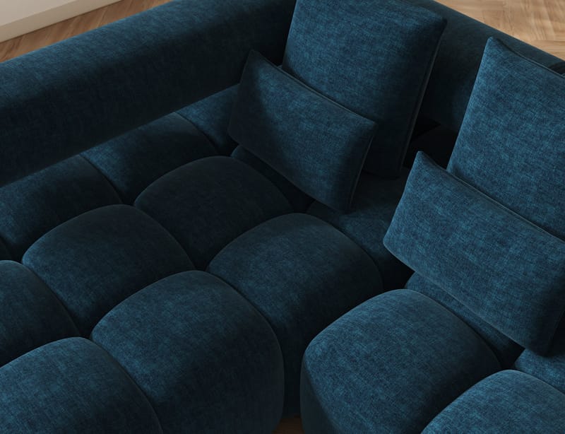 Levvi 3-seters Bubblig sovesofa med divan Venstre - Manhattan 40 - Møbler - Sofaer - Sovesofaer - Sovesofa divan