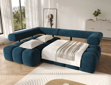 Levvi 3-seters Bubblig sovesofa med divan Venstre - Manhattan 40 - Møbler - Sofaer - Sovesofaer - Sovesofa divan