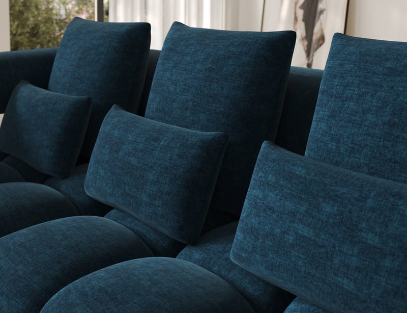 Levvi 3-seters Bubblig sovesofa med divan Venstre - Manhattan 40 - Møbler - Sofaer - Sovesofaer - Sovesofa divan