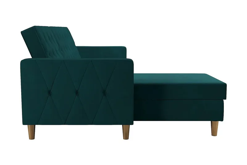 Liberty Divansovesofa Grønn - CosmoLiving - Møbler - Sofaer - Sovesofaer - Sovesofa divan