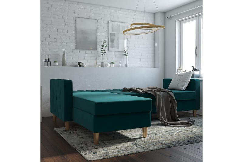 Liberty Divansovesofa Grønn - CosmoLiving - Møbler - Sofaer - Sovesofaer - Sovesofa divan
