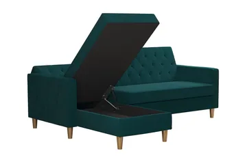 Liberty Divansovesofa Grønn - CosmoLiving - Møbler - Sofaer - Sovesofaer - Sovesofa divan