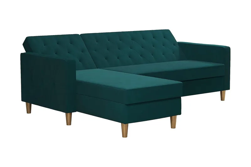 Liberty Divansovesofa Grønn - CosmoLiving - Møbler - Sofaer - Sovesofaer - Sovesofa divan