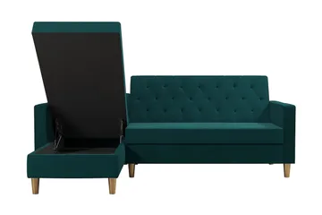 Liberty Divansovesofa Grønn - CosmoLiving - Møbler - Sofaer - Sovesofaer - Sovesofa divan
