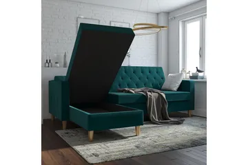 Liberty Divansovesofa Grønn - Møbler - Sofaer - Sovesofaer - Sovesofa divan