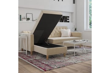 Liberty Divansovesofa Hvit - Møbler - Sofaer - Sovesofaer - Sovesofa divan
