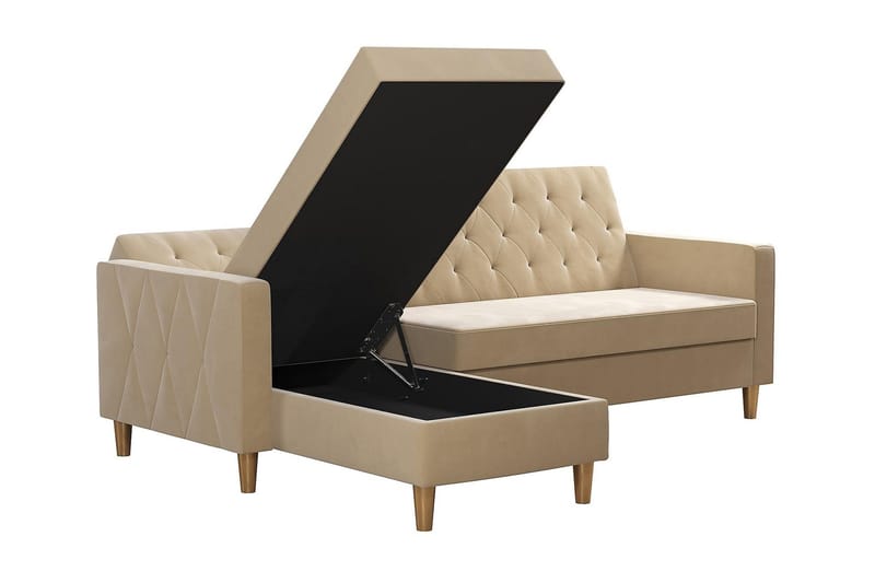 Liberty Divansovesofa Hvit - Møbler - Sofaer - Sovesofaer - Sovesofa divan