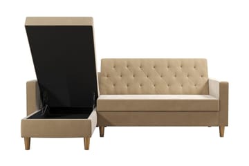 Liberty Divansovesofa Hvit - Møbler - Sofaer - Sovesofaer - Sovesofa divan