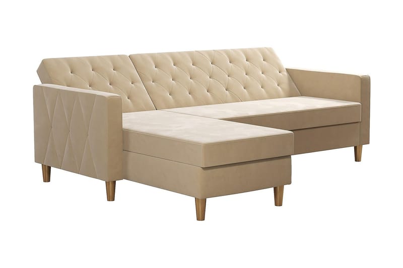 Liberty Divansovesofa Hvit - Møbler - Sofaer - Sovesofaer - Sovesofa divan