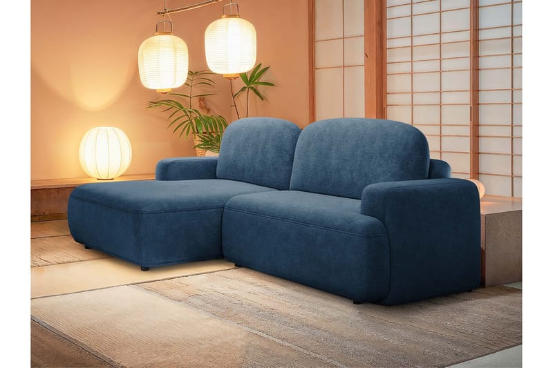 Lifeina Sovesofa Med 2-Seters Divan - Hvit/Rosa - Møbler - Sofaer - Sovesofaer - Sovesofa divan