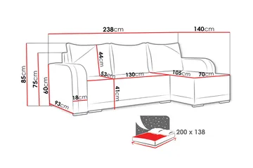 Liliana Divanbäddsoffa Sense 9 + Sense 14 - Møbler - Sofaer - Sovesofaer - Sovesofa divan