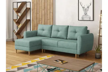 Manstad Hjørnesovesofa - Blå - Møbler - Sofaer - Sovesofaer - Sovesofa divan