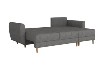 Manstad Hjørnesovesofa - Brun - Møbler - Sofaer - Sovesofaer - Sovesofa divan