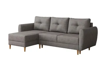 Manstad Hjørnesovesofa - Grå - Møbler - Sofaer - Sovesofaer - Sovesofa divan