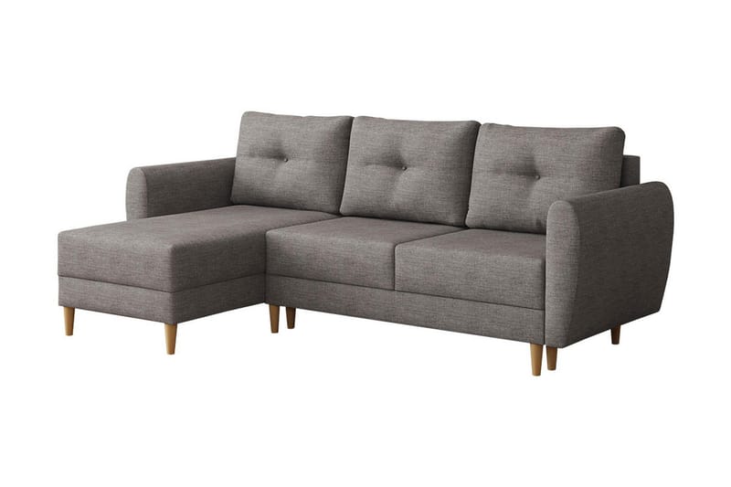 Manstad Hjørnesovesofa - Grå - Møbler - Sofaer - Sovesofaer - Sovesofa divan