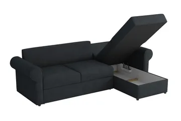 Monaco Hjørnesofa - Blå - Møbler - Sofaer - Sovesofaer - Sovesofa divan