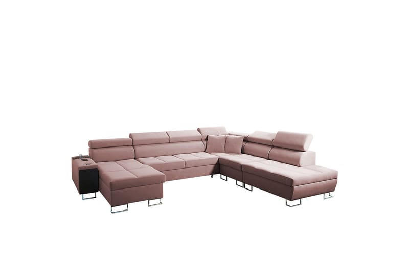 Morenia Sovesofa m. Divan og Sjeselong - Møbler - Sofaer - Sovesofaer - Sovesofa divan