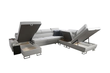 Morenia Sovesofa m. Divan og Sjeselong - Møbler - Sofaer - Sovesofaer - Sovesofa divan