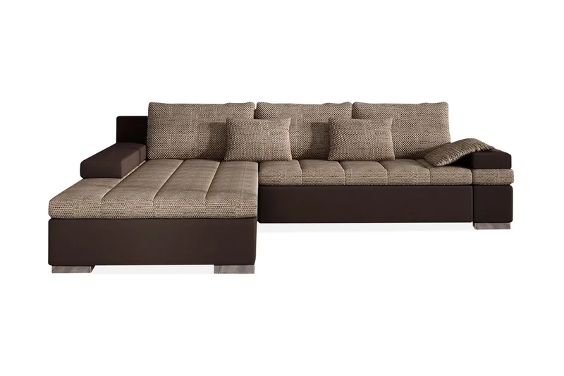 Naoma Sovesofa med Divan Venstre, Beige/Brun