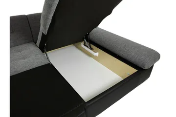 Niesha U-sovesofa - Svart - Møbler - Sofaer - Sovesofaer - Sovesofa divan