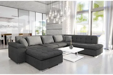 Niko U-sovesofa 350x205x76 cm - Møbler - Sofaer - Sovesofaer - Sovesofa divan