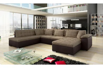 Niko U-sovesofa 350x205x76 cm - Møbler - Sofaer - Sovesofaer - Sovesofa divan