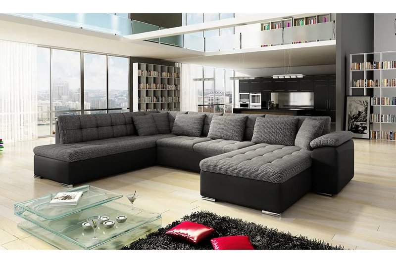 Niko U-sovesofa 350x205x76 cm - Møbler - Sofaer - Sovesofaer - Sovesofa divan