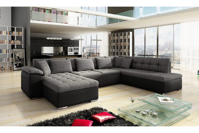 Niko U-sovesofa 350x205x76 cm - Møbler - Sofaer - Sovesofaer - Sovesofa divan