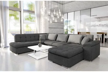 Niko U-sovesofa 350x205x76 cm - Møbler - Sofaer - Sovesofaer - Sovesofa divan