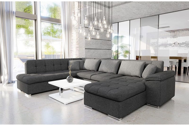 Niko U-sovesofa 350x205x76 cm - Møbler - Sofaer - Sovesofaer - Sovesofa divan
