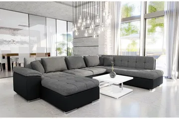 Niko U-sovesofa 350x205x76 cm - Møbler - Sofaer - Sovesofaer - Sovesofa divan