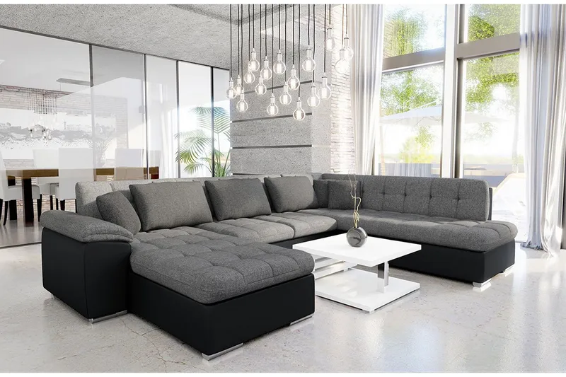Niko U-sovesofa 350x205x76 cm - Møbler - Sofaer - Sovesofaer - Sovesofa divan