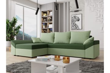 Ovadia 4-seters Sovesofa Høyre - Grønn - Møbler - Sofaer - Sovesofaer - Sovesofa divan