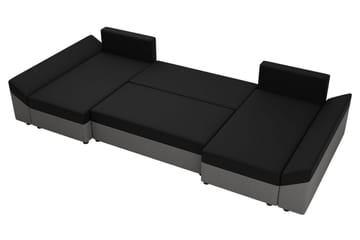 Ovadia 5-seters Sovesofa - Svart/Rød - Møbler - Sofaer - Sovesofaer - Sovesofa divan
