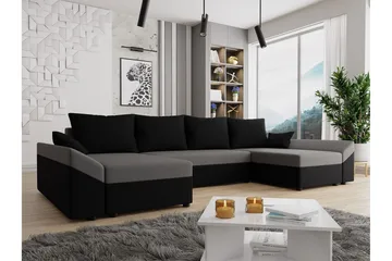 Ovadia Sovesofa - Svart - Møbler - Sofaer - Sovesofaer - Sovesofa divan