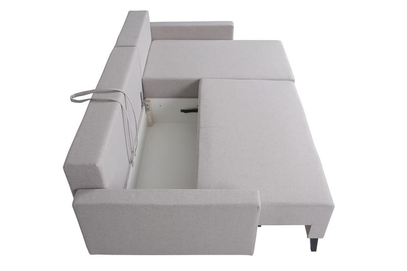 Oviedo Hjørnesofa - Svart Høyglans - Møbler - Sofaer - Sovesofaer - Sovesofa divan