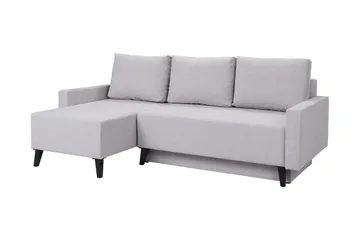 Oviedo Hjørnesofa - Svart Høyglans - Møbler - Sofaer - Sovesofaer - Sovesofa divan