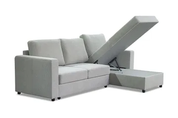 Paris Divansovesofa Vendbar - Beige - Møbler - Sofaer - Sovesofaer - Sovesofa divan