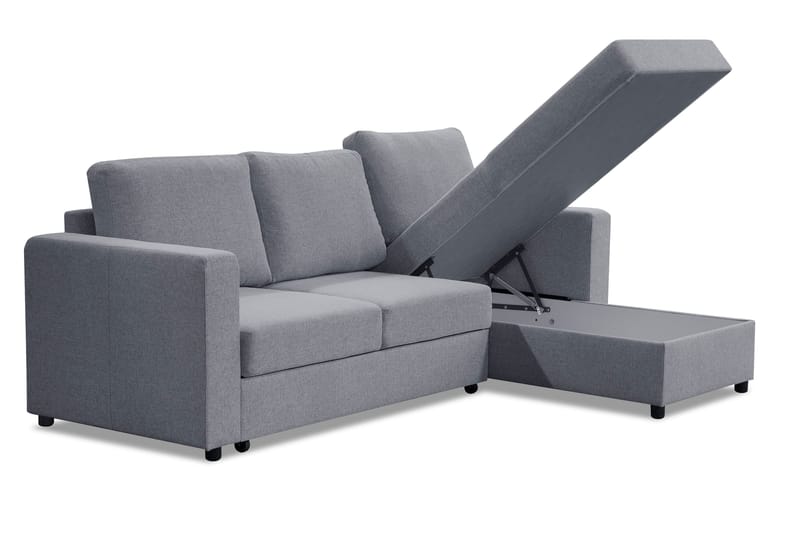 Paris Divansovesofa Vendbar - Lysegrå - Møbler - Sofaer - Sovesofaer - Sovesofa divan