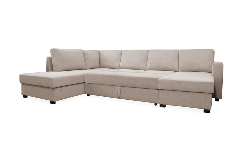 Paris U-Sovesofa - Beige - Møbler - Sofaer - Sovesofaer - Sovesofa divan