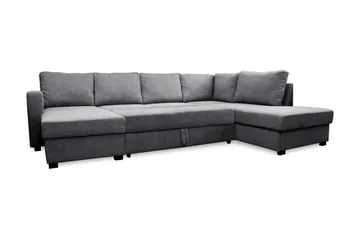 Paris U-Sovesofa Høyre - Grå - Møbler - Sofaer - Sovesofaer - Sovesofa divan