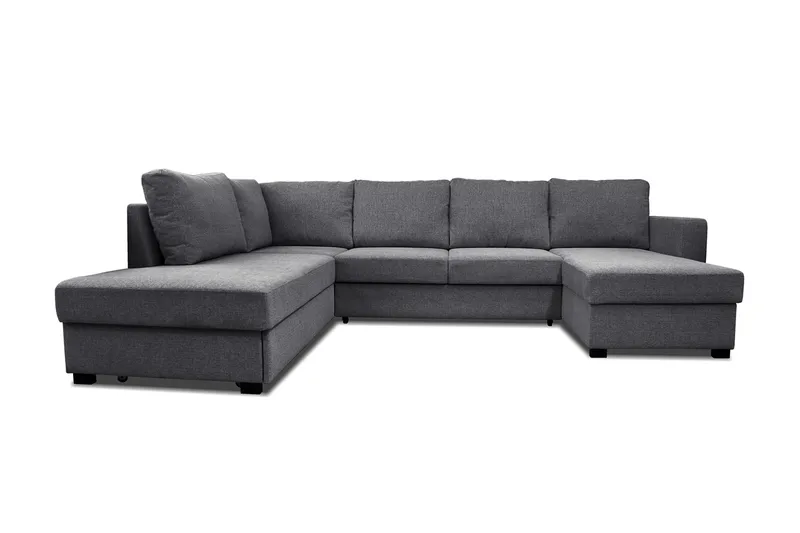 Paris U-Sovesofa Venstre - Grå - Møbler - Sofaer - Sovesofaer - Sovesofa divan