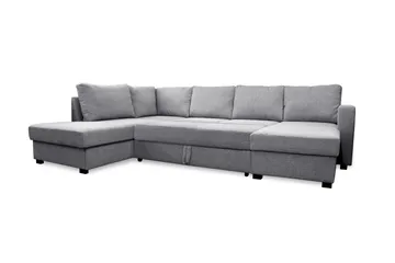 Paris U-Sovesofa Venstre - Lysegrå - Møbler - Sofaer - Sovesofaer - Sovesofa divan