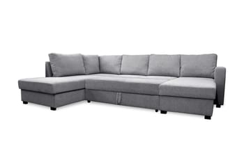 Paris U-Sovesofa Venstre - Lysegrå - Møbler - Sofaer - Sovesofaer - Sovesofa divan