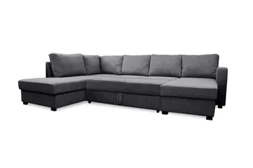 Paris U-Sovesofa Venstre - Mørkegrå - Møbler - Sofaer - Sovesofaer - Sovesofa divan