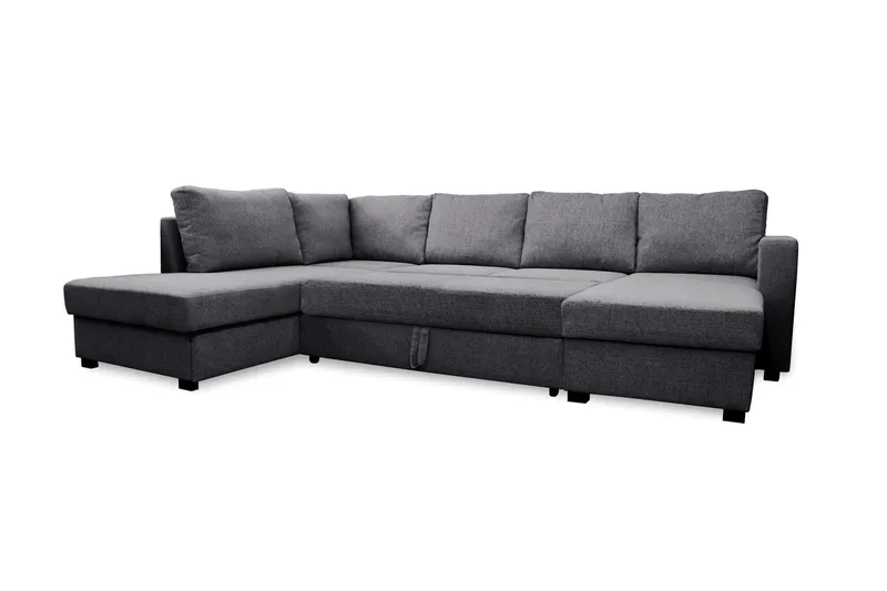 Paris U-Sovesofa Venstre - Mørkegrå - Møbler - Sofaer - Sovesofaer - Sovesofa divan